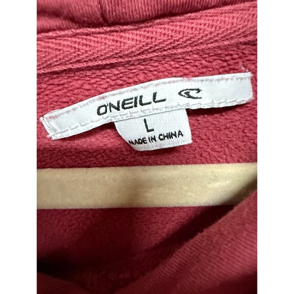 O'Neill Surf Women's Hoodie Red Skater Surfer Size Large Comfort - Picture 6 of 7